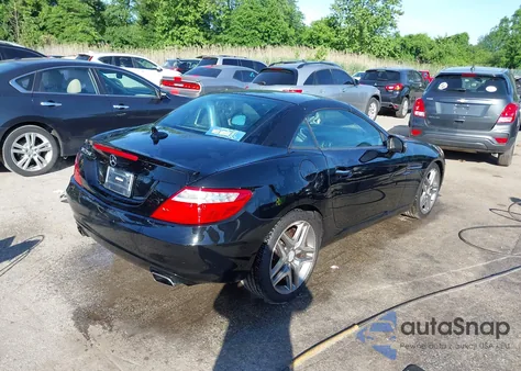 2014 Mercedes-Benz Slk 250 из США, поврежденный, VIN WDDPK4HAXEF083492